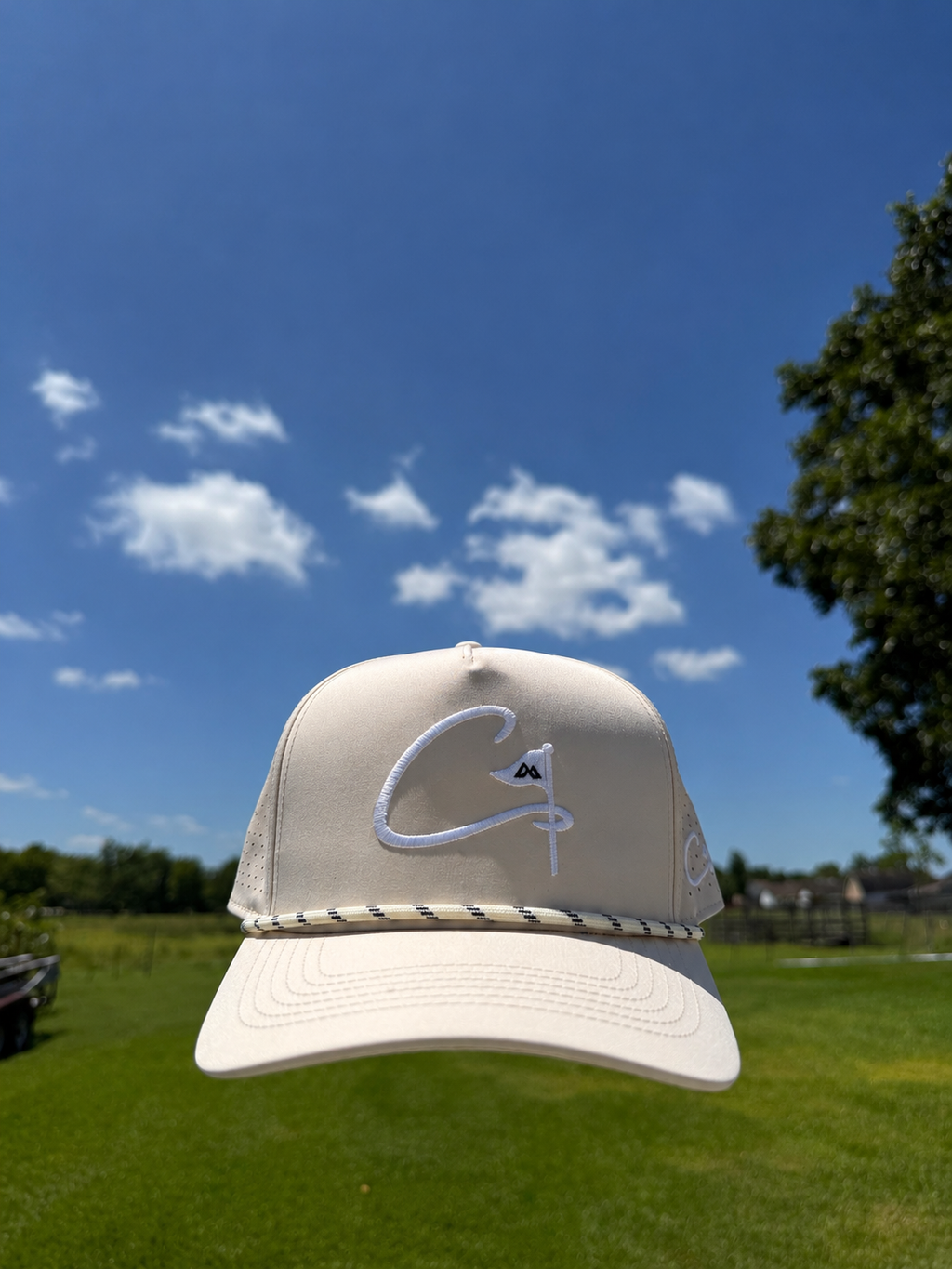 “Coastal Crème”  Performance Rope Hat