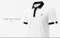“Reverse Tuxedo” Contrast Performance Golf Polo