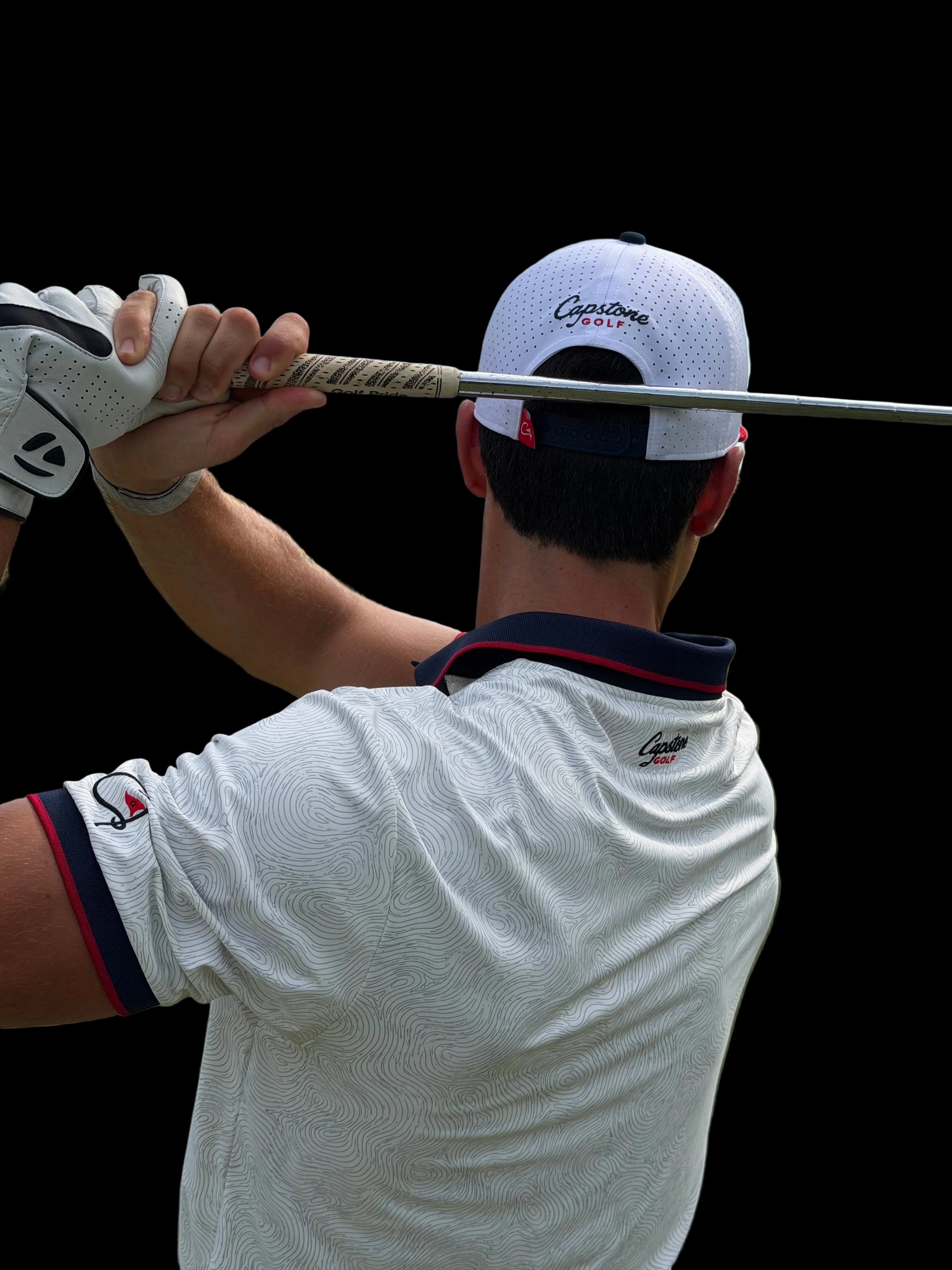 “Liberty” Contrast Performance Golf Polo