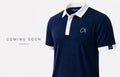 “Blue Roan” Contrast Performance Golf Polo.